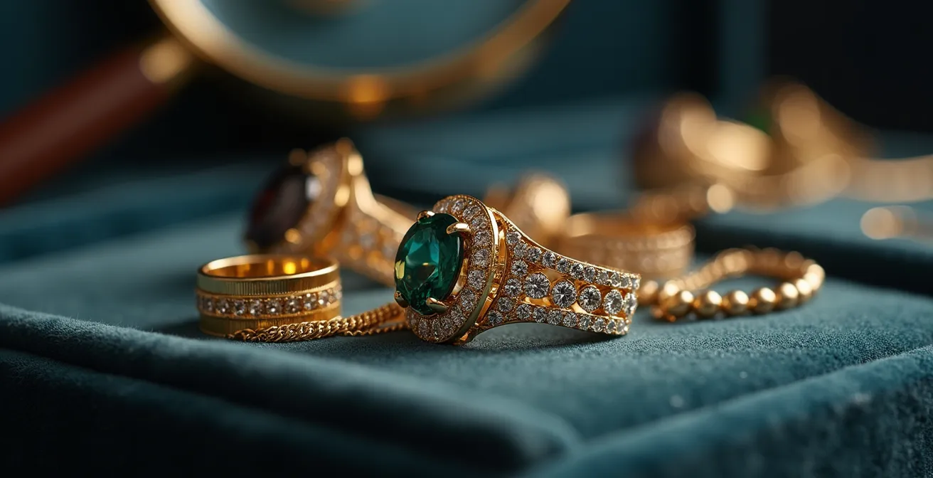 Expertise professionnelle de bijoux et objets de valeur pour assurance