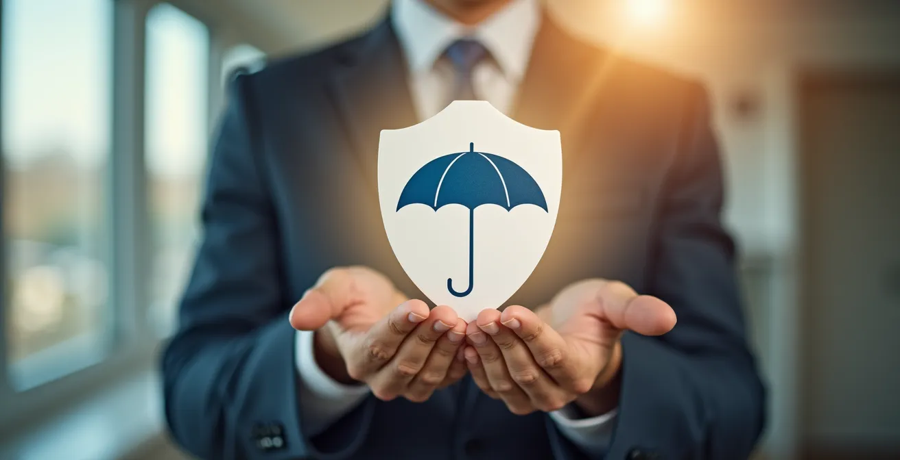 Représentation symbolique de la continuité de la protection sociale après un licenciement