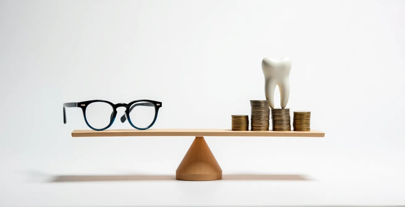 Comparaison visuelle des économies réalisées avec un réseau de soins partenaire